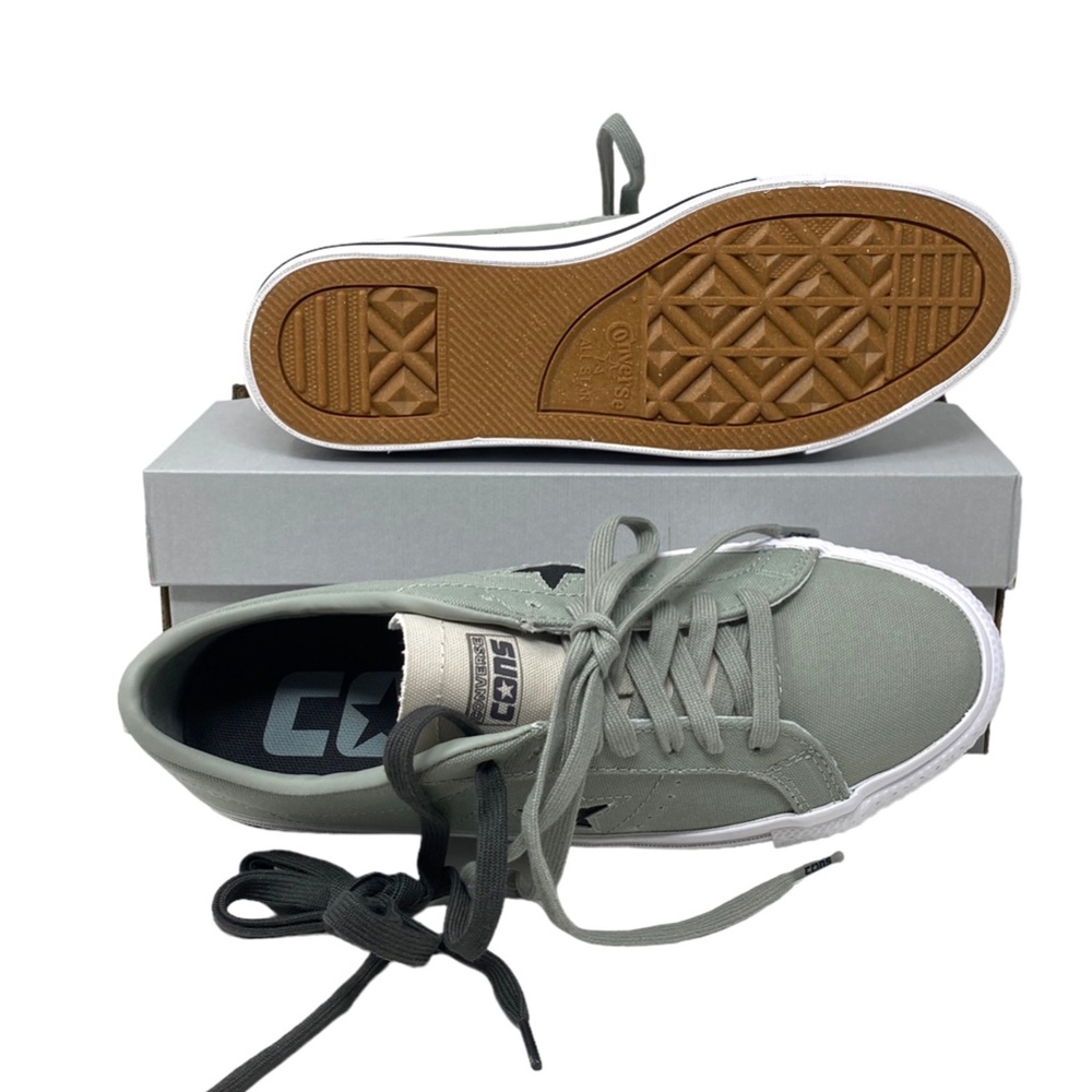 Converse CONS One Star Pro OX Low Top Canvas Gray Men’s Size Sneakers 172634C - Picture 8 of 12